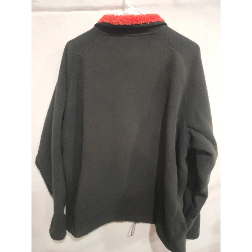 The North Face Denali 2 Fleece Jacket Mens XL‎ Black Red Sherpa Lined Full Zip